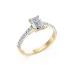 Solitaire Eternity Ring