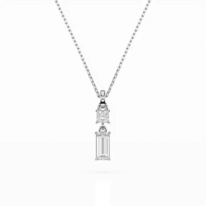 Solitaire Necklace 104-10071/1(0.30)BAQ
