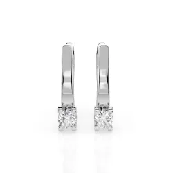 Solitaire Earrings with English Lock 102-10022(3.0)