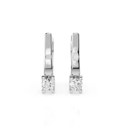 Solitaire Earrings with English Lock 102-10022(3.4)