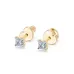 Solitaire Butterfly Earrings 102-10117(3.0)PR