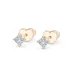 Solitaire Butterfly Earrings 102-10116(3.0)PR