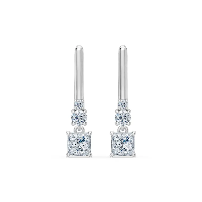 Solitaire Eternity Earrings 102-10143(0.40)PR