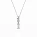 Solitaire Necklace 104-10071/1(0.30)BAQ