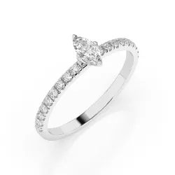Solitär-Eternity-Ring 101-10181/4(0.10)MARQUISE