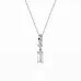 Solitaire Necklace 104-10071/2(0.30)BAQ
