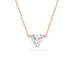 Solitaire Necklace 104-10066(0.30)HRT