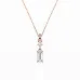 Solitaire Necklace 104-10071/2(0.30)BAQ