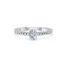 Solitaire Eternity Ring 101-10191(0.30)OV