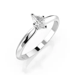 Solitärring 101-10181/1(0.10)MARQUISE