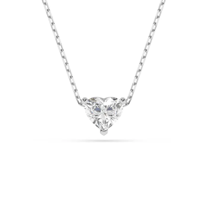Solitaire Necklace 104-10066(0.30)HRT