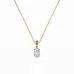Solitaire Necklace 104-10069(0.30)OV