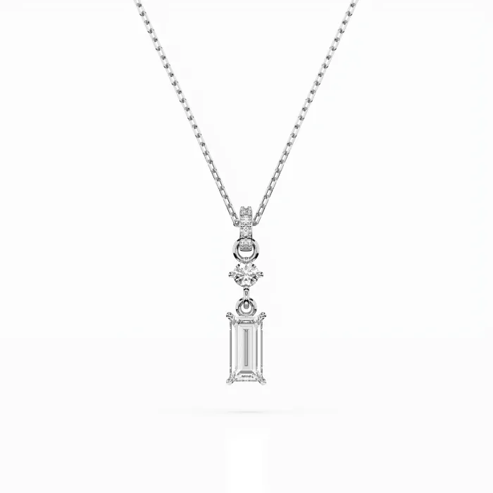 Solitaire Necklace 104-10071/3(0.30)BAQ
