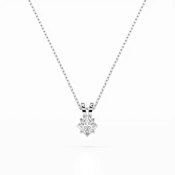 Solitaire Necklace 104-10070(0.30)PR
