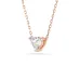 Solitaire Necklace 104-10066(0.30)HRT