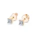 Solitaire Butterfly Earrings 102-10117(3.0)PR