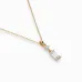 Solitaire Necklace 104-10071/2(0.30)BAQ