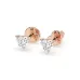Solitaire Butterfly Earrings 102-10190(0.30)HRT