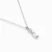 Solitaire Necklace 104-10071/1(0.30)BAQ