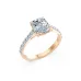 Solitaire Eternity Ring