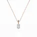 Solitaire Necklace 104-10069(0.30)OV