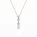 Solitaire Necklace 104-10071/3(0.30)BAQ