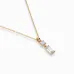 Solitaire Necklace 104-10071/1(0.30)BAQ