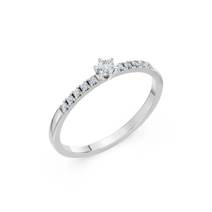 Solitaire Eternity Ring 101-10126/4(2.6)