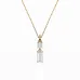 Solitaire Necklace 104-10071/1(0.30)BAQ