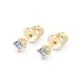 Solitaire Butterfly Earrings 102-10116(3.0)PR