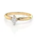 Solitärring 101-10181/1(0.10)MARQUISE