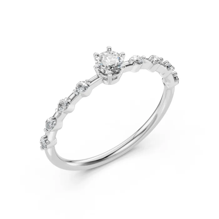 Solitaire Eternity Ring 101-10144(3.7)