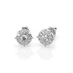 Solitaire Eternity Earrings 102-10017(2.5)