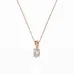 Solitaire Necklace 104-10069(0.30)OV